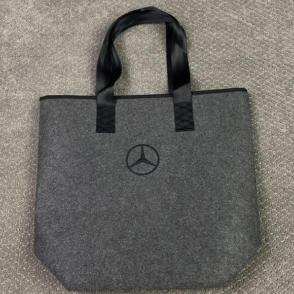 NWOT Mercedes-Benz Shopping Tote Bag Gray - Picture 1 of 8